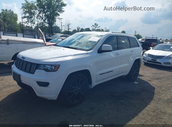 1C4RJEAGXKC614570 2019 JEEP GRAND CHEROKEE White Առջևի ձախ երեք քառորդ տեսարան