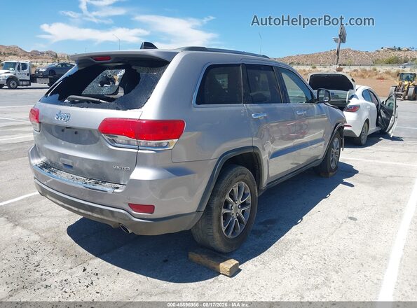 1C4RJEBG0GC428249 2016 JEEP GRAND CHEROKEE Silver Tył prawy