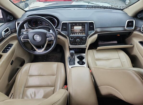 1C4RJEBG0HC877688 2017 JEEP GRAND Brown Dashboard view