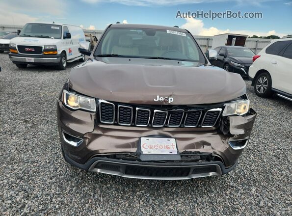 1C4RJEBG0HC877688 2017 JEEP GRAND Brown Front view