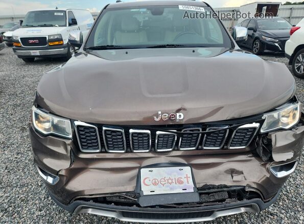 1C4RJEBG0HC877688 2017 JEEP GRAND Brown Engine compartment view
