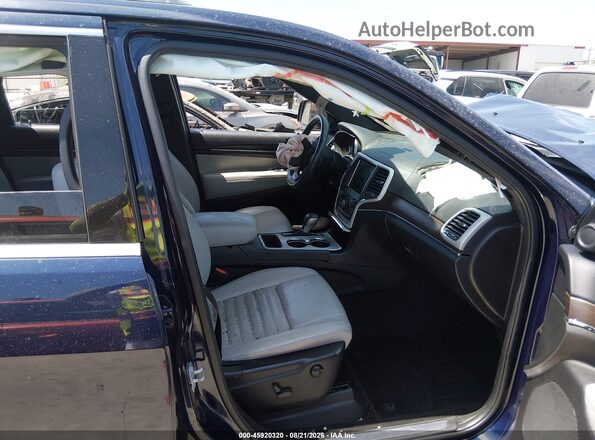 1C4RJEBG0JC168605 2018 JEEP GRAND CHEROKEE Blue Front interior view