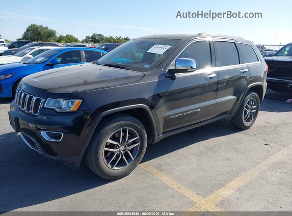1C4RJEBG0JC472114 2018 JEEP GRAND CHEROKEE Black წინა მარცხენა ხედი სამი მეოთხედიდან