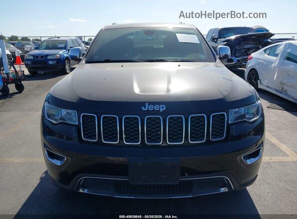 1C4RJEBG0JC472114 2018 JEEP GRAND CHEROKEE Black ხელსაწყოთა პანელის ხედი