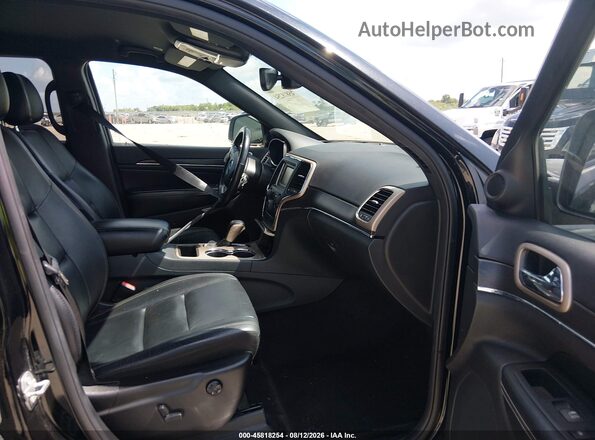 1C4RJEBG1HC793766 2017 JEEP GRAND CHEROKEE Black Widok wnętrza z przodu