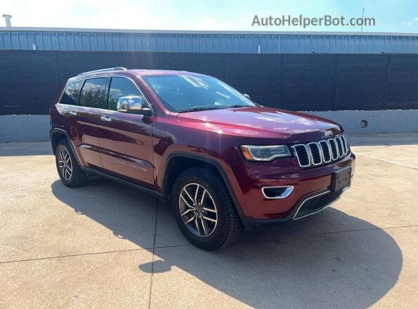 1C4RJEBG1KC776392 2019 JEEP CHEROKEE Maroon Delantero derecho