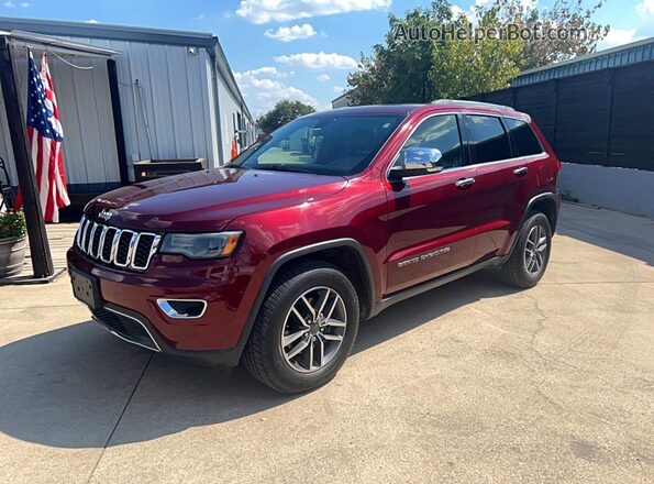 1C4RJEBG1KC776392 2019 JEEP CHEROKEE Maroon Vista trasera