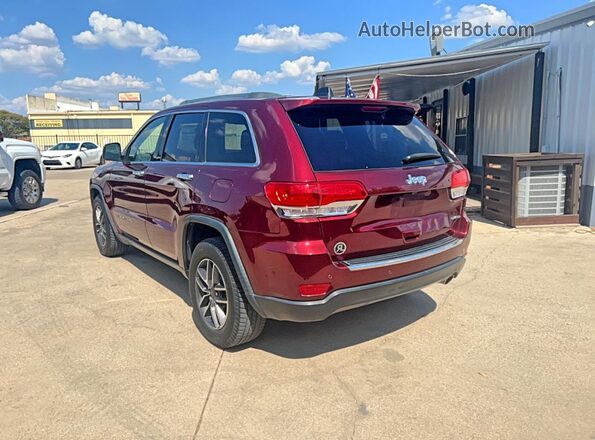 1C4RJEBG1KC776392 2019 JEEP CHEROKEE Maroon Vista del salpicadero