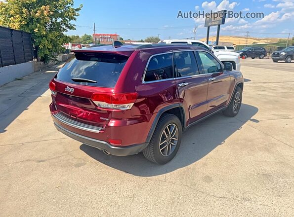 1C4RJEBG1KC776392 2019 JEEP CHEROKEE Maroon Vista del compartimento del motor
