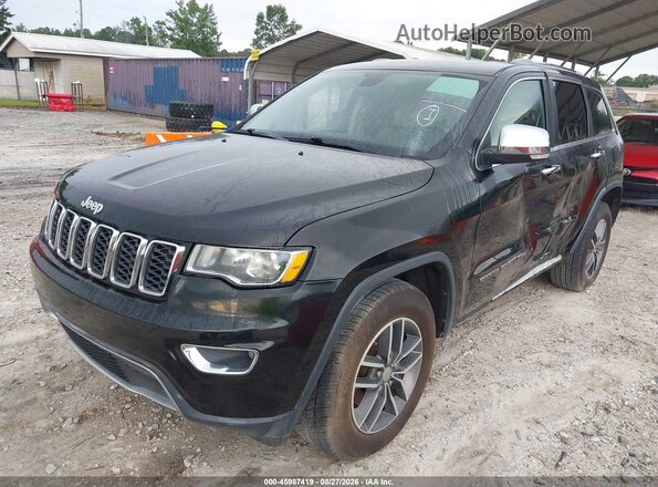 1C4RJEBG2JC392443 2018 JEEP GRAND CHEROKEE Black Առջևի ձախ երեք քառորդ տեսարան