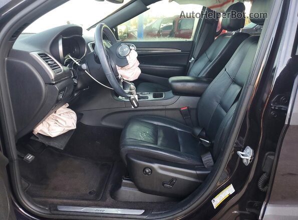1C4RJEBG2JC485477 2018 JEEP GRAND Black Front interior view