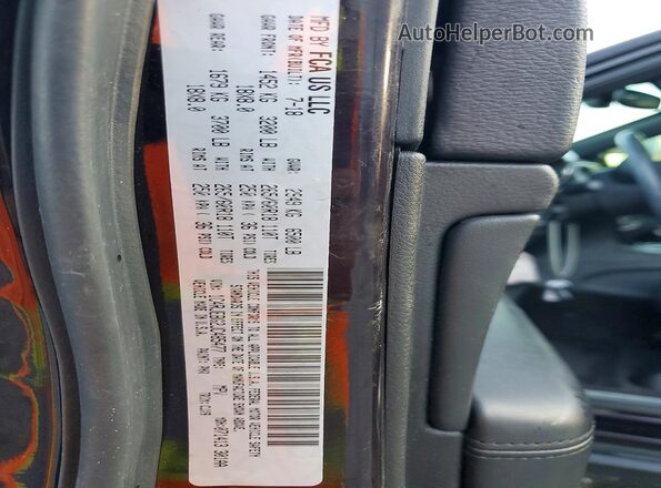 1C4RJEBG2JC485477 2018 JEEP GRAND Black VIN sticker view
