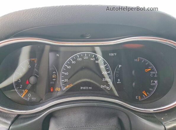 1C4RJEBG2MC656846 2021 JEEP GRAND Black Widok zestawu wskaźników