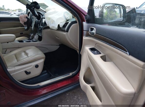 1C4RJEBG3GC320966 2016 JEEP GRAND CHEROKEE Красный Вид салона спереди