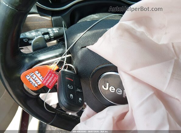 1C4RJEBG3GC320966 2016 JEEP GRAND CHEROKEE Красный Вид панели приборов
