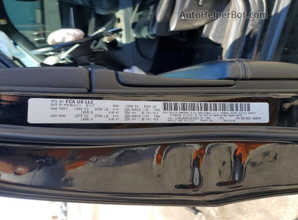 1C4RJEBG3HC934112 2017 JEEP GRAND Black VIN կոդի պիտակի տեսք