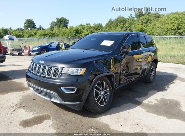 1C4RJEBG5JC269056 2018 JEEP GRAND CHEROKEE Black წინა მარცხენა ხედი სამი მეოთხედიდან