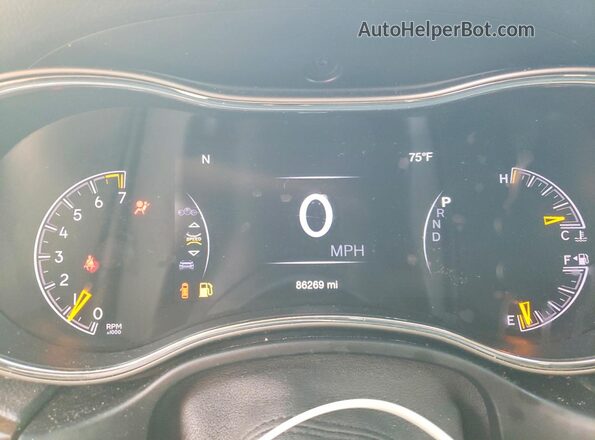 1C4RJEBG5JC513000 2018 JEEP GRAND Черный Вид щитка приборов