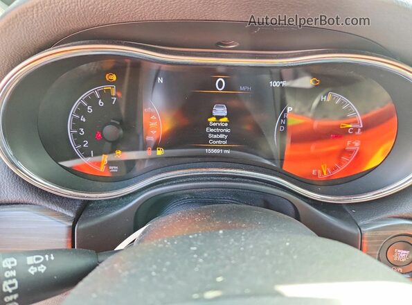 1C4RJEBG5KC556771 2019 JEEP GRAND Черный Вид щитка приборов