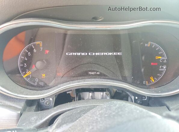 1C4RJEBG5MC802737 2021 JEEP GRAND White Instrument cluster view