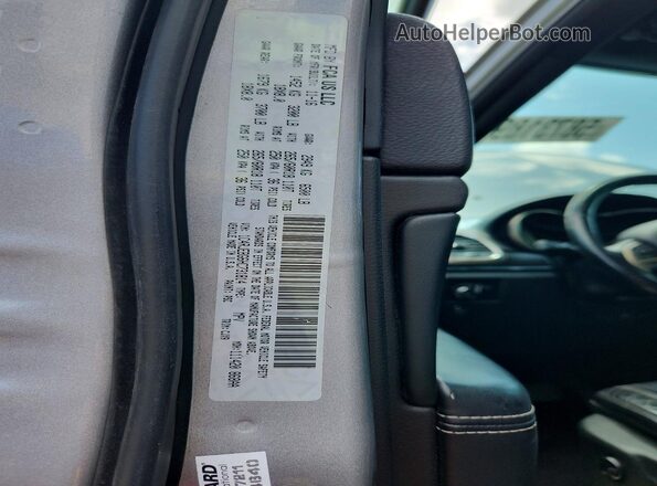 1C4RJEBG6HC731814 2017 JEEP GRAND Silver Vista de la etiqueta del VIN