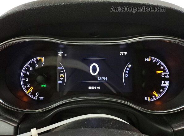 1C4RJEBG6JC159309 2018 JEEP GRAND Gray Вид щитка приладів