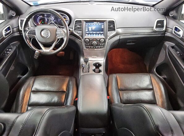 1C4RJEBG6JC159309 2018 JEEP GRAND Gray Вид панелі приладів