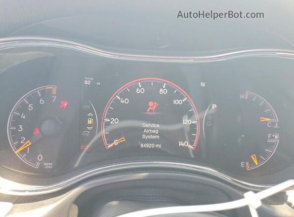1C4RJEBG6JC197090 2018 JEEP GRAND White ხელსაწყოთა პანელის ხედი
