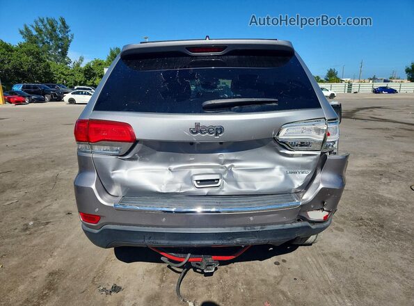 1C4RJEBG6JC338806 2018 JEEP GRAND Silver Вид ззаду
