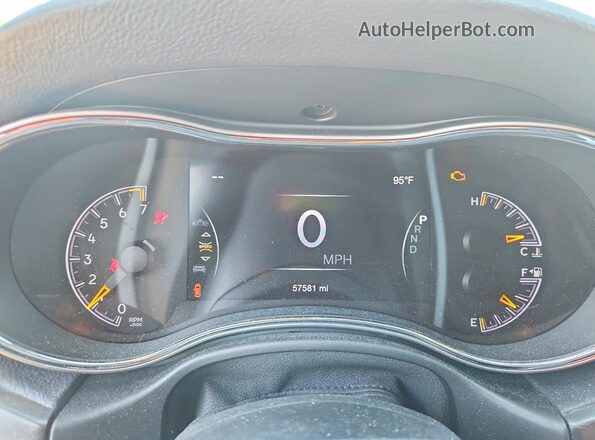 1C4RJEBG6JC338806 2018 JEEP GRAND Silver Вид щитка приладів