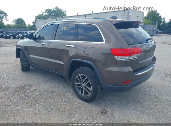 1C4RJEBG7JC193081 2018 JEEP GRAND CHEROKEE Коричневый Задняя левая четверть