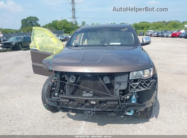 1C4RJEBG7JC193081 2018 JEEP GRAND CHEROKEE Коричневый Вид задней части салона