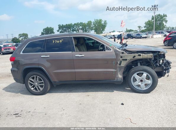 1C4RJEBG7JC193081 2018 JEEP GRAND CHEROKEE Коричневый Панорамный вид салона 360°