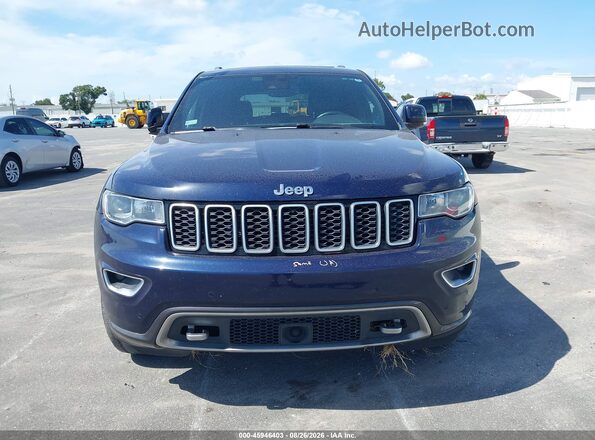 1C4RJEBG8JC113688 2018 JEEP GRAND CHEROKEE Blue უკანა სალონის ხედი