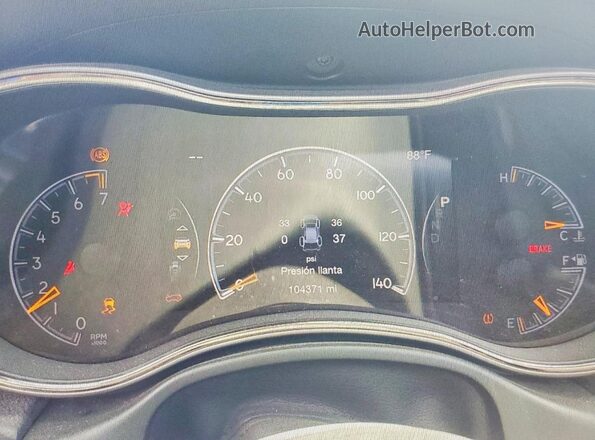 1C4RJEBG8LC212319 2020 JEEP GRAND Blue ხელსაწყოთა პანელის ხედი