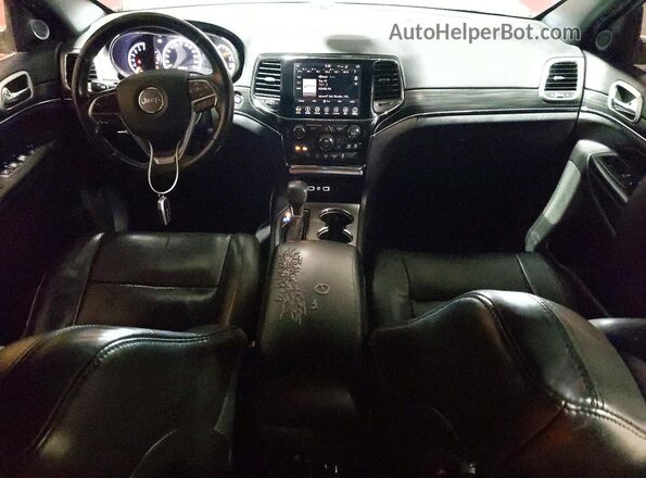 1C4RJEBG9KC715646 2019 JEEP GRAND Красный Вид панели приборов