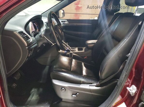 1C4RJEBG9KC715646 2019 JEEP GRAND Красный Вид салона спереди