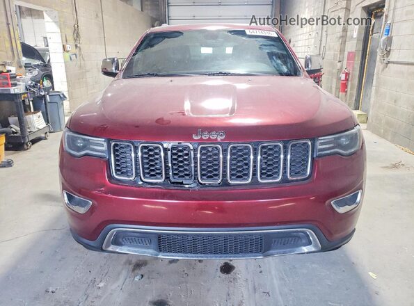 1C4RJEBG9KC715646 2019 JEEP GRAND Красный Вид спереди