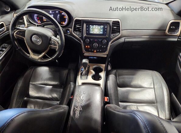 1C4RJEBGXHC793488 2017 JEEP GRAND Черный Вид панели приборов