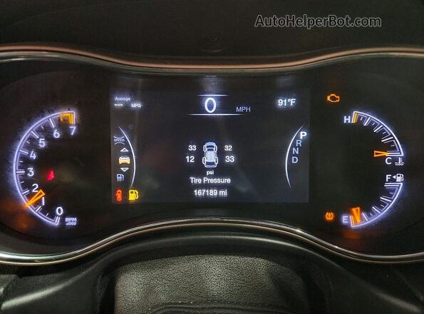 1C4RJEBGXHC793488 2017 JEEP GRAND Черный Вид щитка приборов