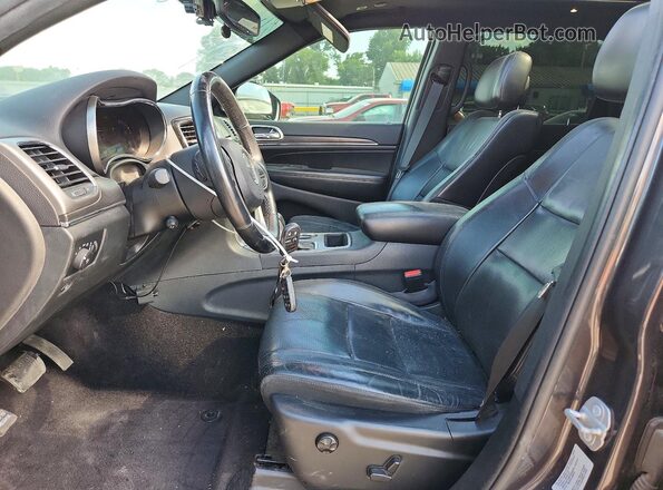 1C4RJEBGXJC159328 2018 JEEP GRAND Gray Widok wnętrza z przodu