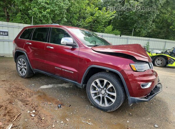 1C4RJEBGXJC182012 2018 JEEP GRAND Red Front right