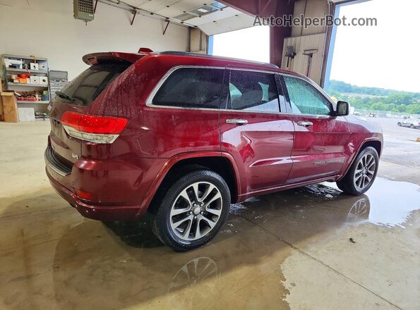 1C4RJECG0HC609318 2017 JEEP GRAND Бордовый Задняя правая четверть