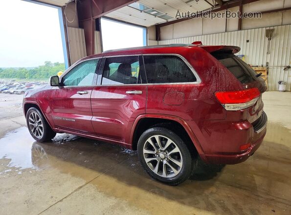 1C4RJECG0HC609318 2017 JEEP GRAND Бордовый Задняя левая четверть