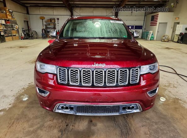 1C4RJECG0HC609318 2017 JEEP GRAND Бордовый Вид спереди