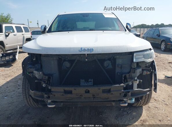 1C4RJECG2HC878257 2017 JEEP GRAND CHEROKEE White ხელსაწყოთა პანელის ხედი