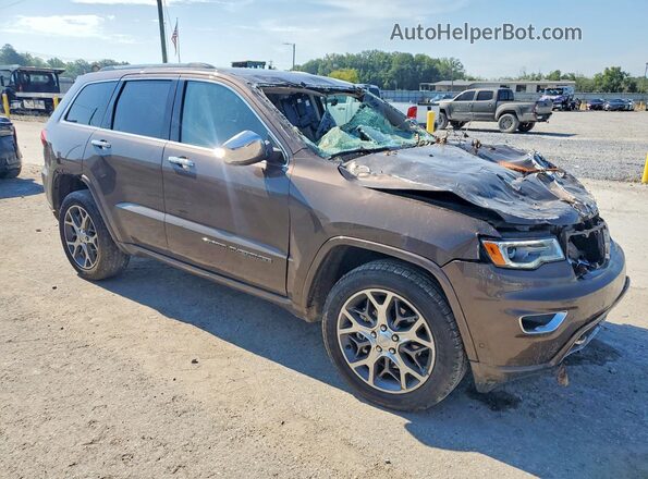 1C4RJECG7MC518766 2021 JEEP GRAND Коричневый Передняя правая четверть