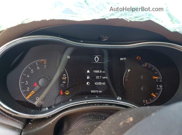 1C4RJECG7MC518766 2021 JEEP GRAND Коричневый Вид щитка приборов
