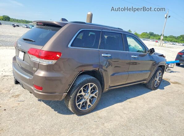 1C4RJECG7MC518766 2021 JEEP GRAND Коричневый Задняя правая четверть