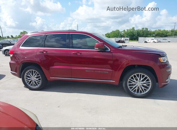 1C4RJEJG3HC743386 2017 JEEP GRAND CHEROKEE Red Вид задньої частини салону